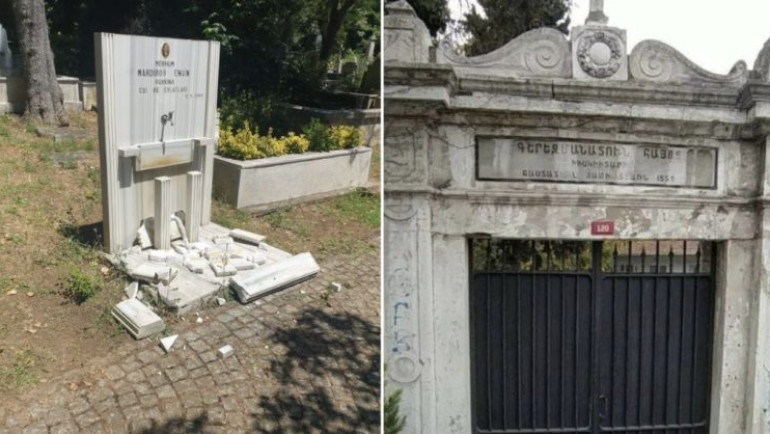 Ձերբակալվել է Ստամբուլի հայկական գերեզմանшտան վրա հարձակվողը