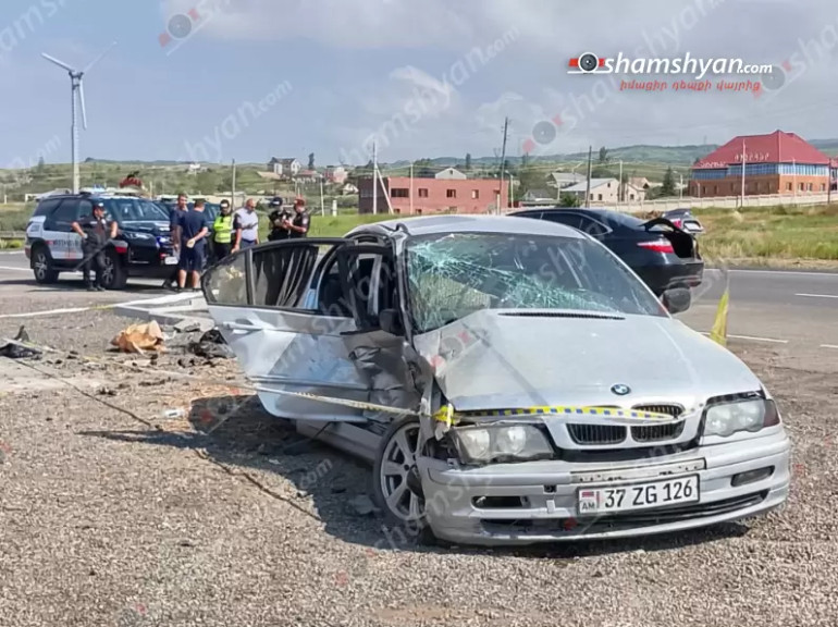 Բախվել են «BMW»-ն ու «Toyota»-ն. 6 վիրավորներից 6 ամսական տղան հիվանդանոցում մահшցել է