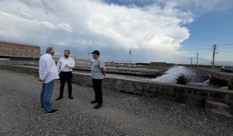 Գևորգ Պապոյանը այցելել է ձկնաբուծարան, քննարկել ԵՄ արտահանման հնարավորությունները