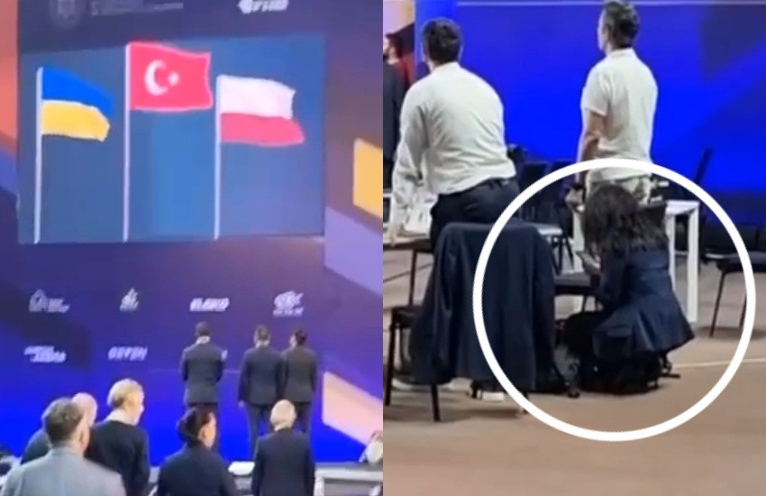 ԵԱ․ Նազիկ Ավդալյանը Թուրքիայի հիմնի ժամանակ ոտքի չի կանգնել, կքանստել է (տեսանյութ)