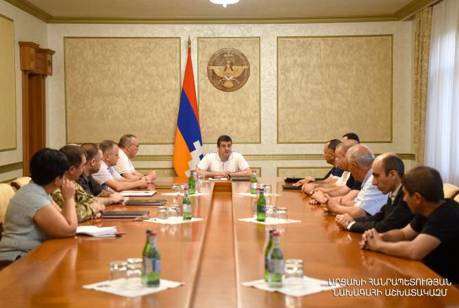 Արցախի նախագահը խորհրդակցություն է հրավիրել հրատապ հումանիտար ու անվտանգային հարցերի շուրջ