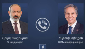 Փաշինյանը հեռախոսազրույց է ունեցել Էնթոնի Բլինքենի հետ․ անդրադարձ է արվել Լաչինի խնդրին