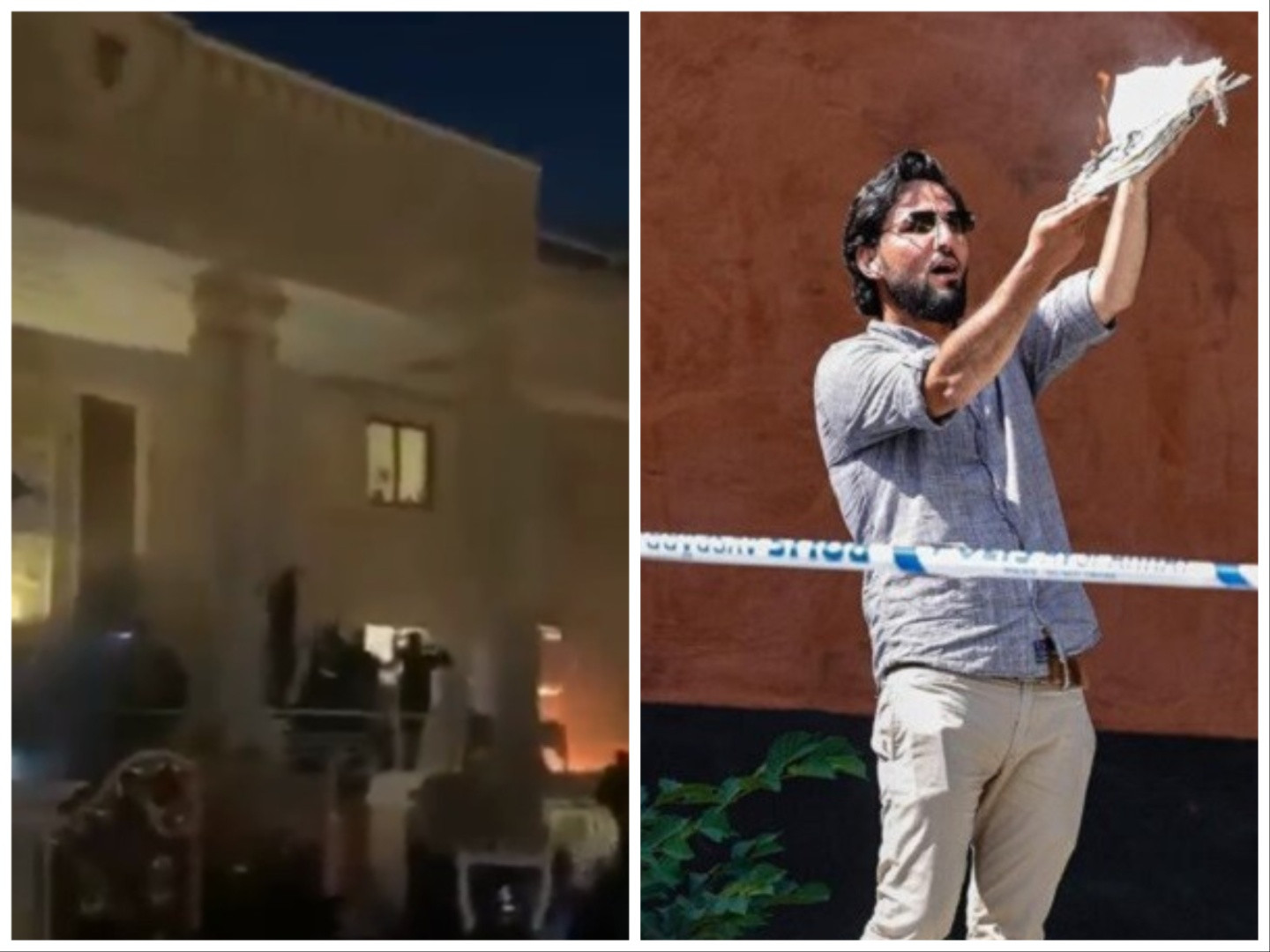 Իրաքցիները ներխուժել են Շվեդիայի դեսպանատուն՝ բողոքելով Ստոկհոլմում Ղուրանի այրման դեմ (տեսանյութ)